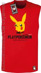 Play Pokemon - Bezrękawnik męski czerwona 