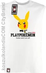 Play Pokemon - Bezrękawnik męski biały 