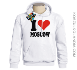 I LOVE MOSCOW - bluza z nadrukiem 2 Bluzy z nadrukiem nadruk