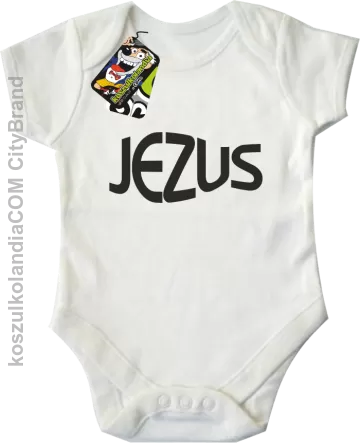 JEZUS Jesus christ symbolic - Body dziecięce - Biały