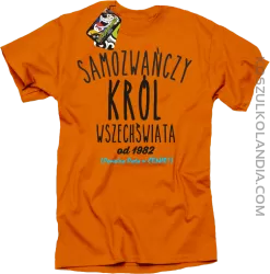 Samozwańczy Król Wszechświata - Koszulka męska pomarańcz 