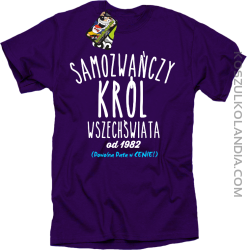 Samozwańczy Król Wszechświata - Koszulka męska fiolet 