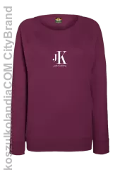 JK Just Kidding - bluza damska standard  burgundowa