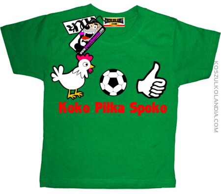 Koko Piłka Spoko - Koszulka Dziecięca