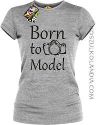Born to model - Koszulka damska melanż