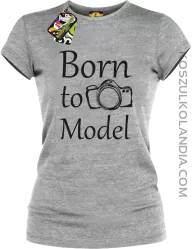 Born to model - Koszulka damska melanż