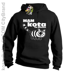 Mam kota the beściaka - Bluza z kapturem czarna 