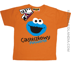Ciasteczkowy Potworek - koszulka dziecięca - pomarańczowy