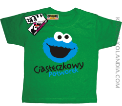 Ciasteczkowy Potworek - koszulka dziecięca - zielony