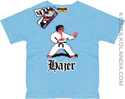 Hajer Karate - koszulka dziecięca - błękitny