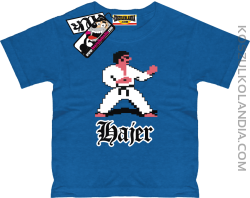 Hajer Karate - koszulka dziecięca - niebieski