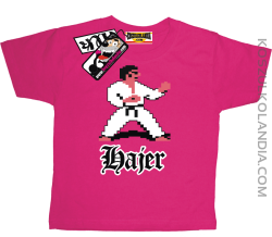 Hajer Karate - koszulka dziecięca - różowy