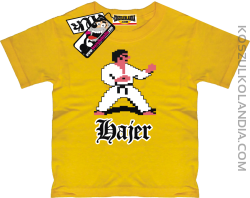 Hajer Karate - koszulka dziecięca - żółty