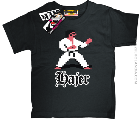 Hajer Karate - koszulka dziecięca - czarny