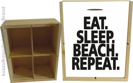 Eat Sleep Beach Repeat - Skrzyneczka ozdobna