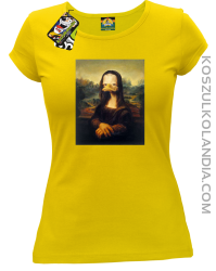 MonaLisa Mother Ducker - Koszulka damska żółta 
