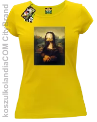 MonaLisa Mother Ducker - Koszulka damska żółta 