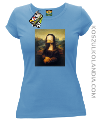 MonaLisa Mother Ducker - Koszulka damska błękit 
