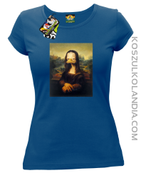 MonaLisa Mother Ducker - Koszulka damska niebieska 
