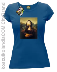 MonaLisa Mother Ducker - Koszulka damska niebieska 