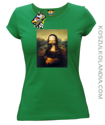 MonaLisa Mother Ducker - Koszulka damska zielona 
