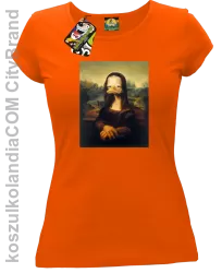 MonaLisa Mother Ducker - Koszulka damska pomarańcz 