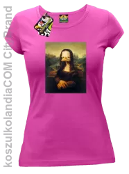 MonaLisa Mother Ducker - Koszulka damska fuchsia 