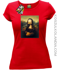 MonaLisa Mother Ducker - Koszulka damska czerwona 
