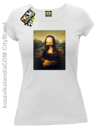 MonaLisa Mother Ducker - Koszulka damska biała 