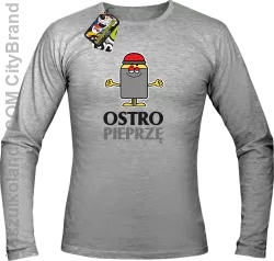 OSTRO pieprzę - Longsleeve męski melanż 