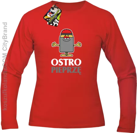 OSTRO pieprzę - Longsleeve męski