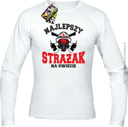 Najlepszy Strażak na świecie Fire Helmet - Longsleeve męski 