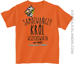Samozwańczy Król Wszechświata - Koszulka dziecięca pomarańcz 