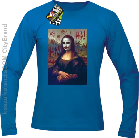 Mona Lisa Hello Jocker - Longsleeve męski