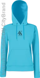 JK Just Kidding - bluza damska z kapturem azure