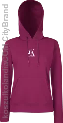 JK Just Kidding - bluza damska z kapturem burgundowa