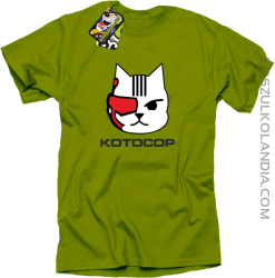 KOTOCOP - Koszulka męska  kiwi 