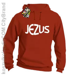 JEZUS Jesus christ symbolic - Bluza z kapturem - Pomarańczowy