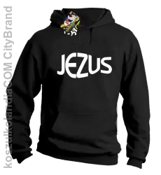 JEZUS Jesus christ symbolic - Bluza z kapturem - Czarny