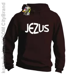 JEZUS Jesus christ symbolic - Bluza z kapturem - Brązowy