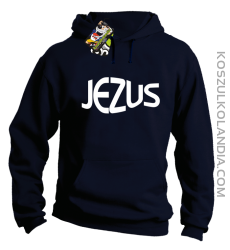 JEZUS Jesus christ symbolic - Bluza z kapturem - Granatowy