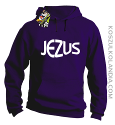 JEZUS Jesus christ symbolic - Bluza z kapturem - Fioletowy