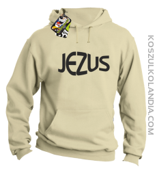 JEZUS Jesus christ symbolic - Bluza z kapturem - Beżowy