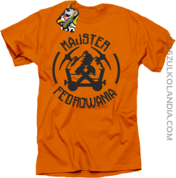Majster fedrowania - Koszulka męska pomarańcz 
