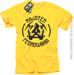 Majster fedrowania - Koszulka męska żółta