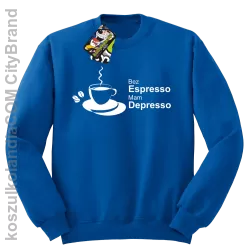 Bez Espresso Mam Depresso - Bluza STANDARD royal