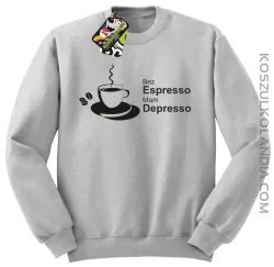 Bez Espresso Mam Depresso - Bluza STANDARD melanż