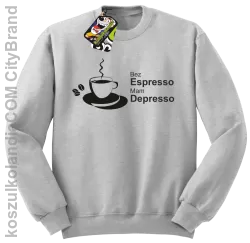 Bez Espresso Mam Depresso - Bluza STANDARD melanż