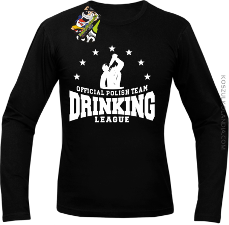 Official Polish Team Drinking League - Longsleeve męski 