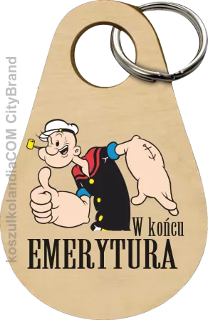 POPEYE w Końcu emerytura - Breloczek 